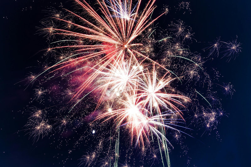 photo of fireworks